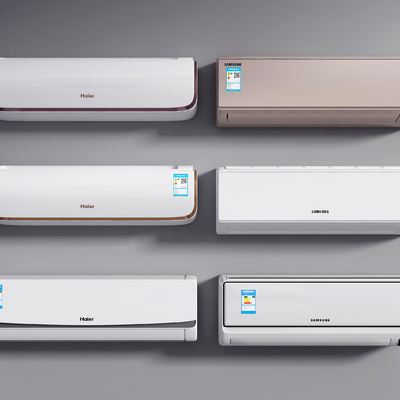  现代空调挂机壁挂式空调变频空调su模型 