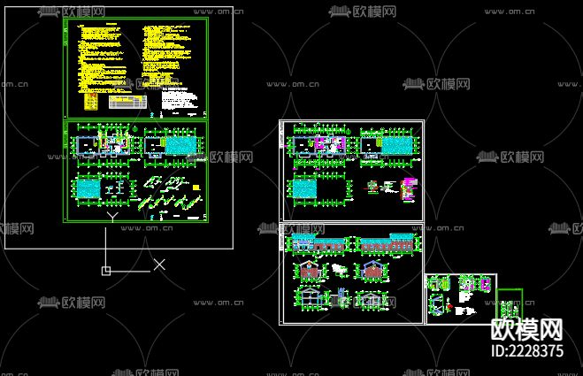 街房公社给排水系统CAD施工图下载（渲染图1）