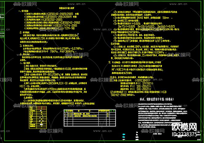 街房公社给排水系统CAD施工图下载（渲染图2）