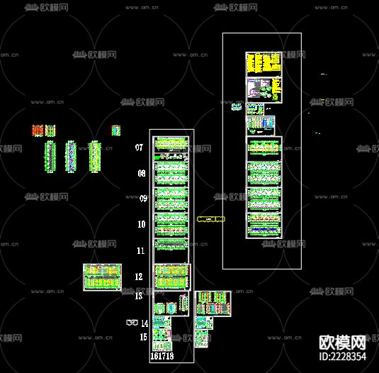 红星花园23号#楼给排水CAD施工图下载（渲染图4）