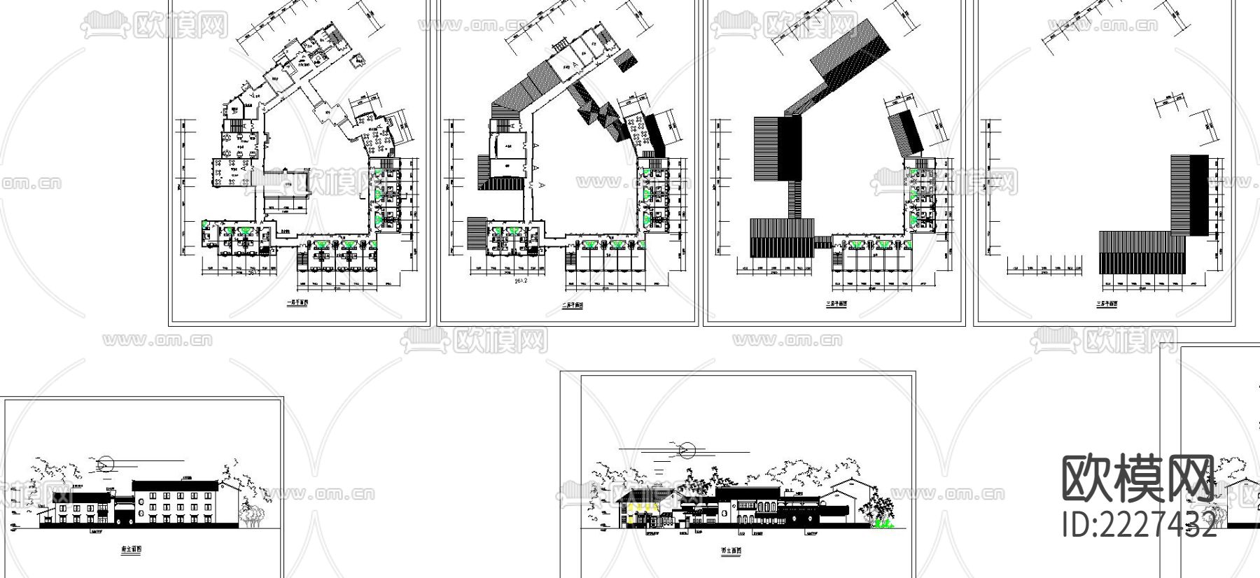 锦云祥客栈CAD施工图下载（渲染图4）