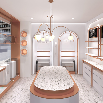  现代化妆品店su模型 