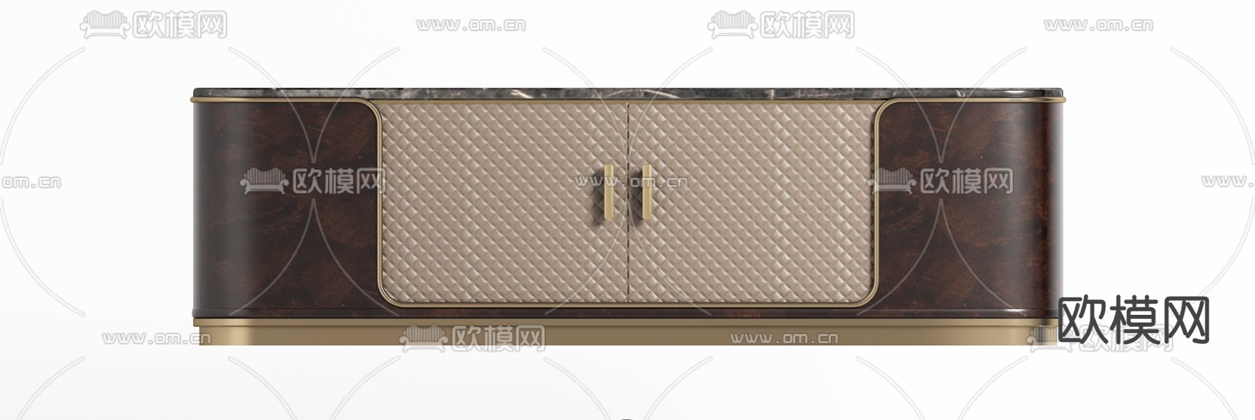 BENTLEY 现代轻奢电视柜3d模型下载（渲染图3）