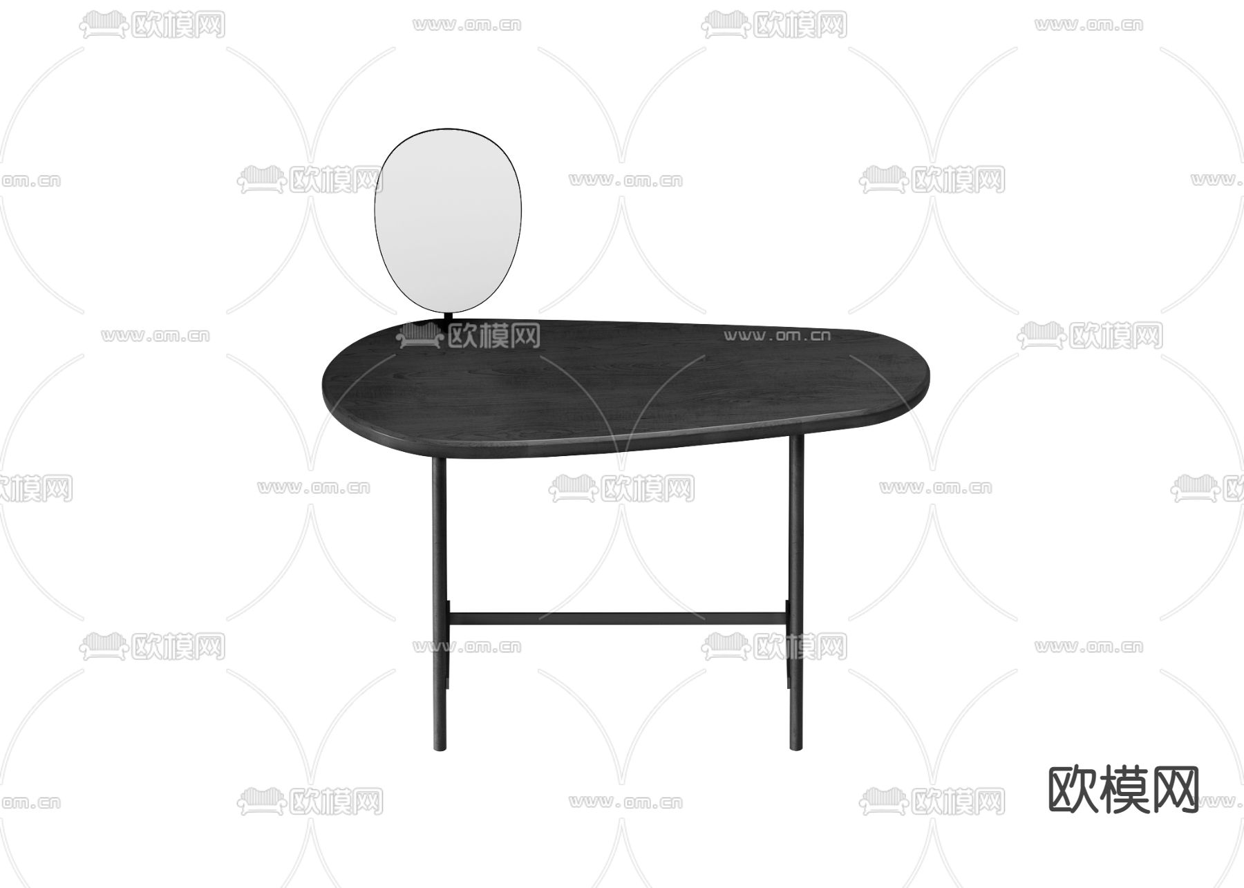 LIVING DIVANI 梳妆台免费3d模型下载