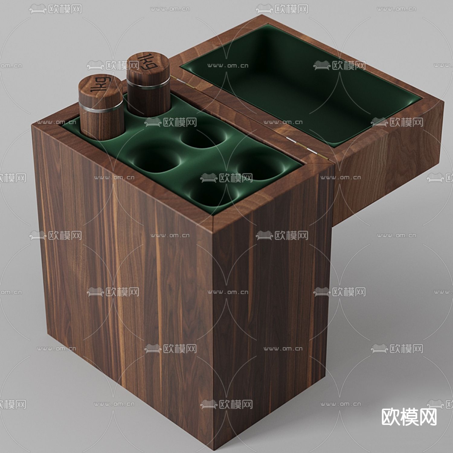 现代健身房器材哑铃组合模型下载（渲染图4）