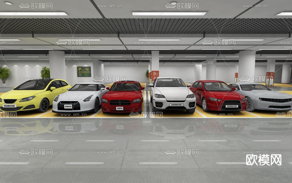 现代小型汽车3d模型下载