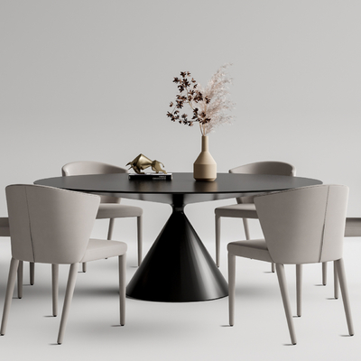 现代餐桌椅su模型