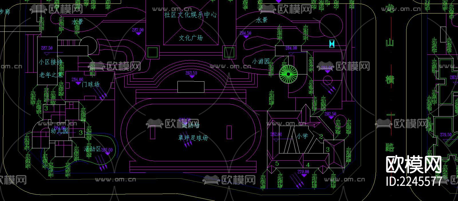 重庆某小区规划设计下载（渲染图1）