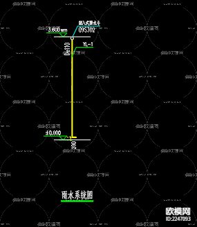 泗洪县红桥学校东大门给排水施工图设计下载（渲染图4）