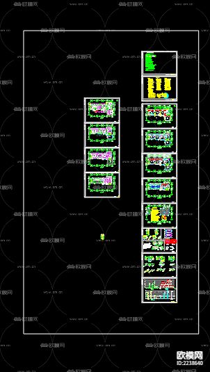 睢宁西盛园新三期工程幼儿园给排水施工图下载（渲染图1）