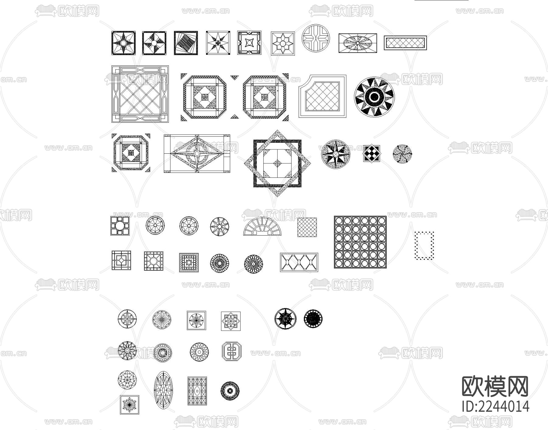 2022CAD平立面图库大全下载（渲染图3）