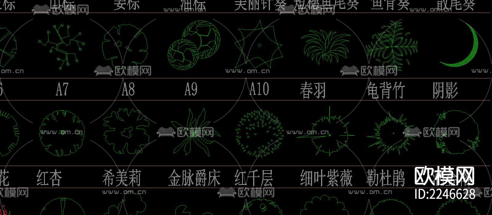 植物平面10下载（渲染图1）
