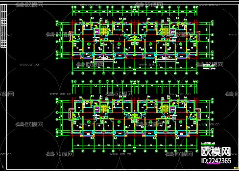 富园悦府18号楼给排水及水灭火系统设计施工图下载（渲染图4）