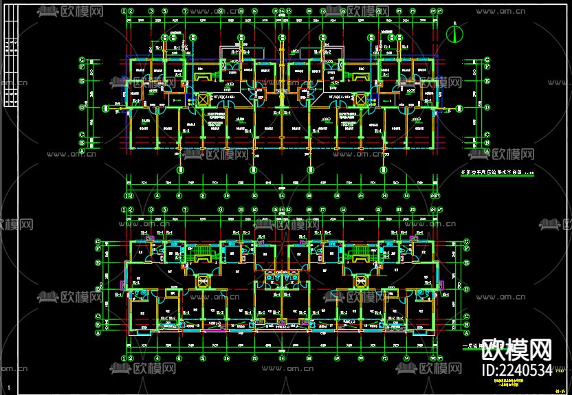 西盛园工程21号给排水及水灭火系统设计下载（渲染图4）