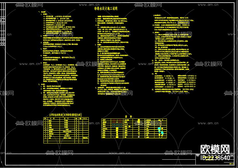 睢宁西盛园新三期工程幼儿园给排水施工图下载（渲染图3）