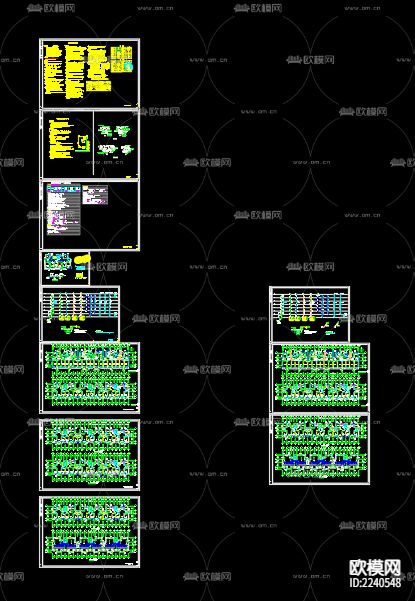 睢宁西盛园工程18号给排水设计施工图下载（渲染图1）