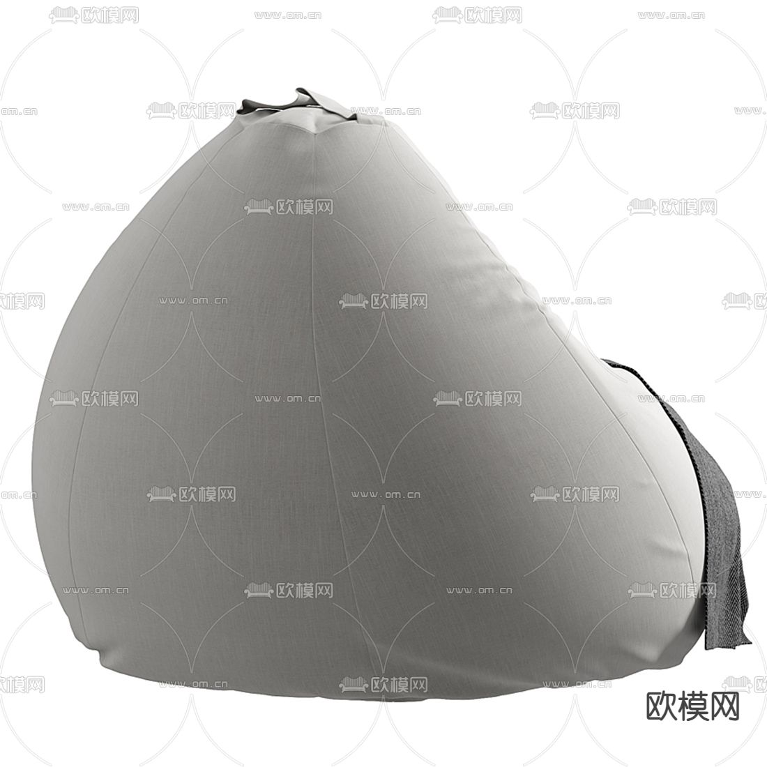 现代懒人沙发3d模型