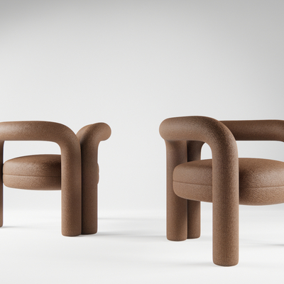  意大利Poliform现代休闲椅子su模型 