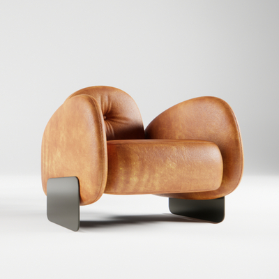  Poliform现代休闲椅子su模型 