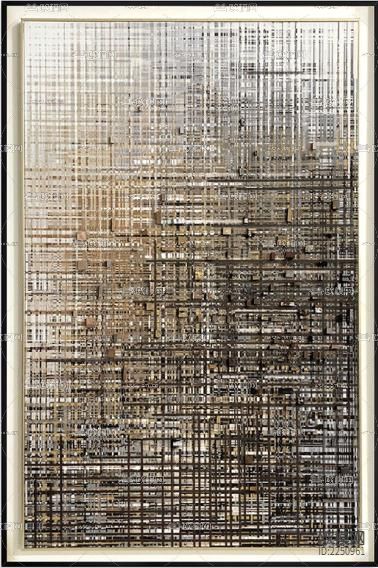 新中式装饰画挂画下载（渲染图5）