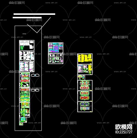 瑶沟乡大庄村1号楼2号楼给排水cad施工图下载（渲染图1）
