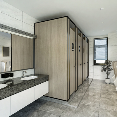  现代公共卫生间su模型 