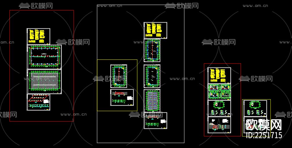 车间给排水cad施工图下载（渲染图1）
