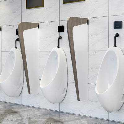  现代小便池su模型 