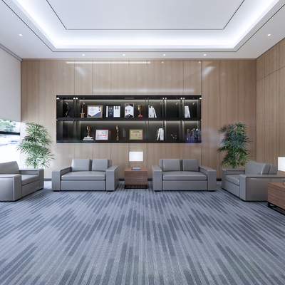  现代贵宾接待室su模型 