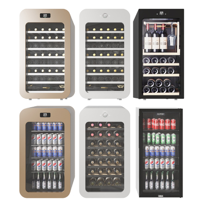  小型冰箱饮料柜su模型 