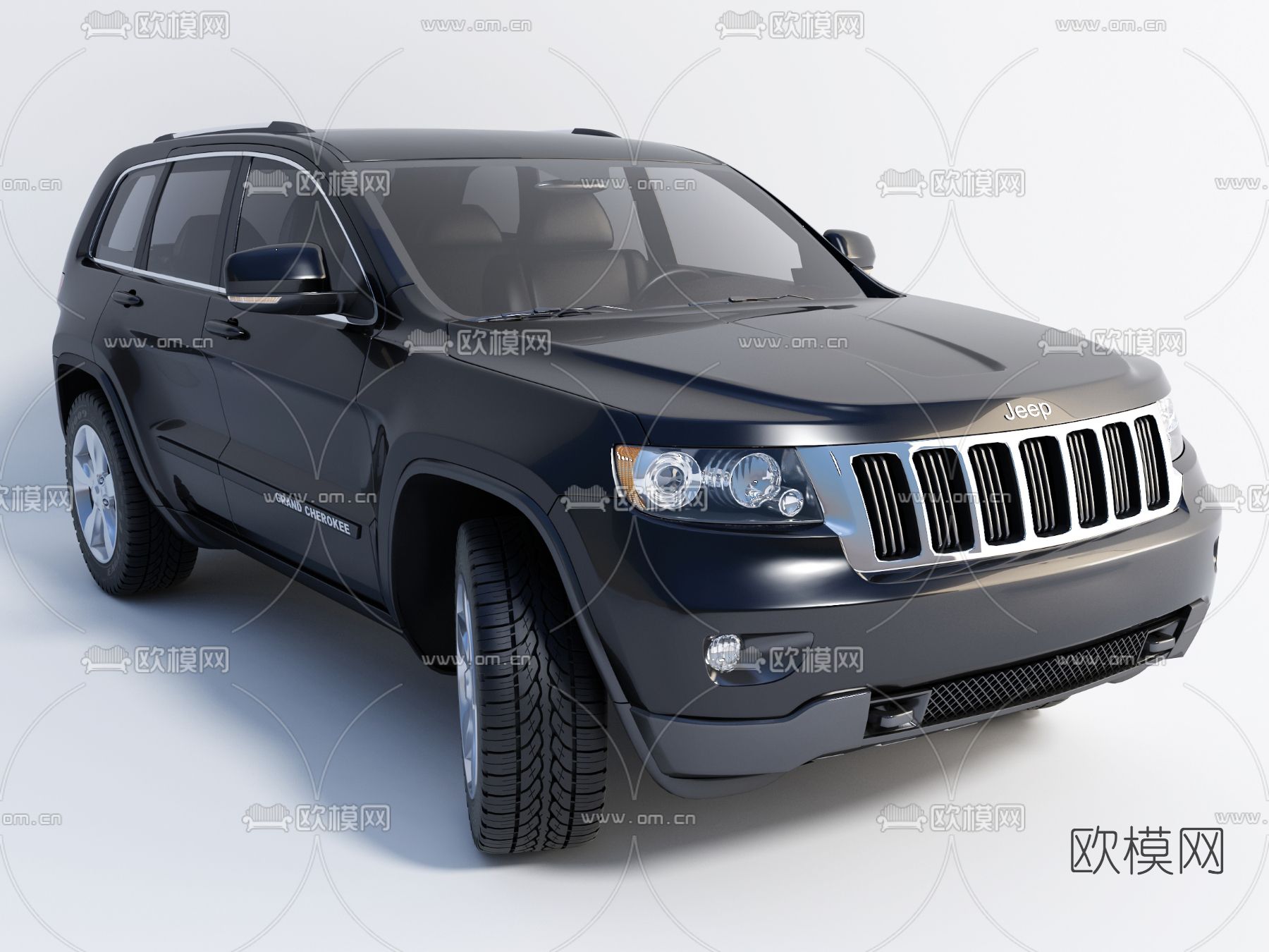 现代SUV汽车3d模型下载