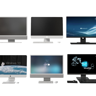  现代电脑显示屏su模型 