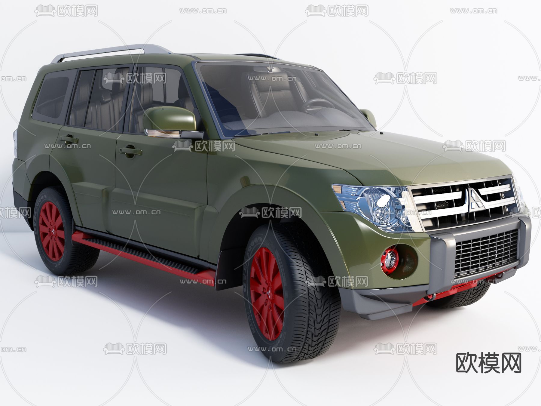 现代SUV汽车3d模型下载