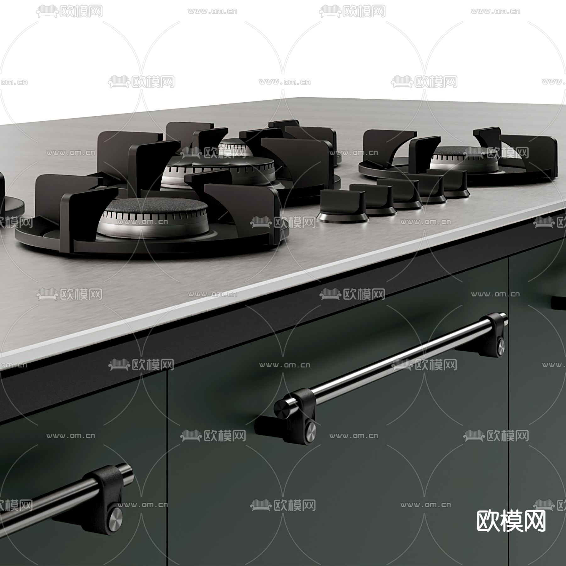 现代橱柜3d模型下载（渲染图4）