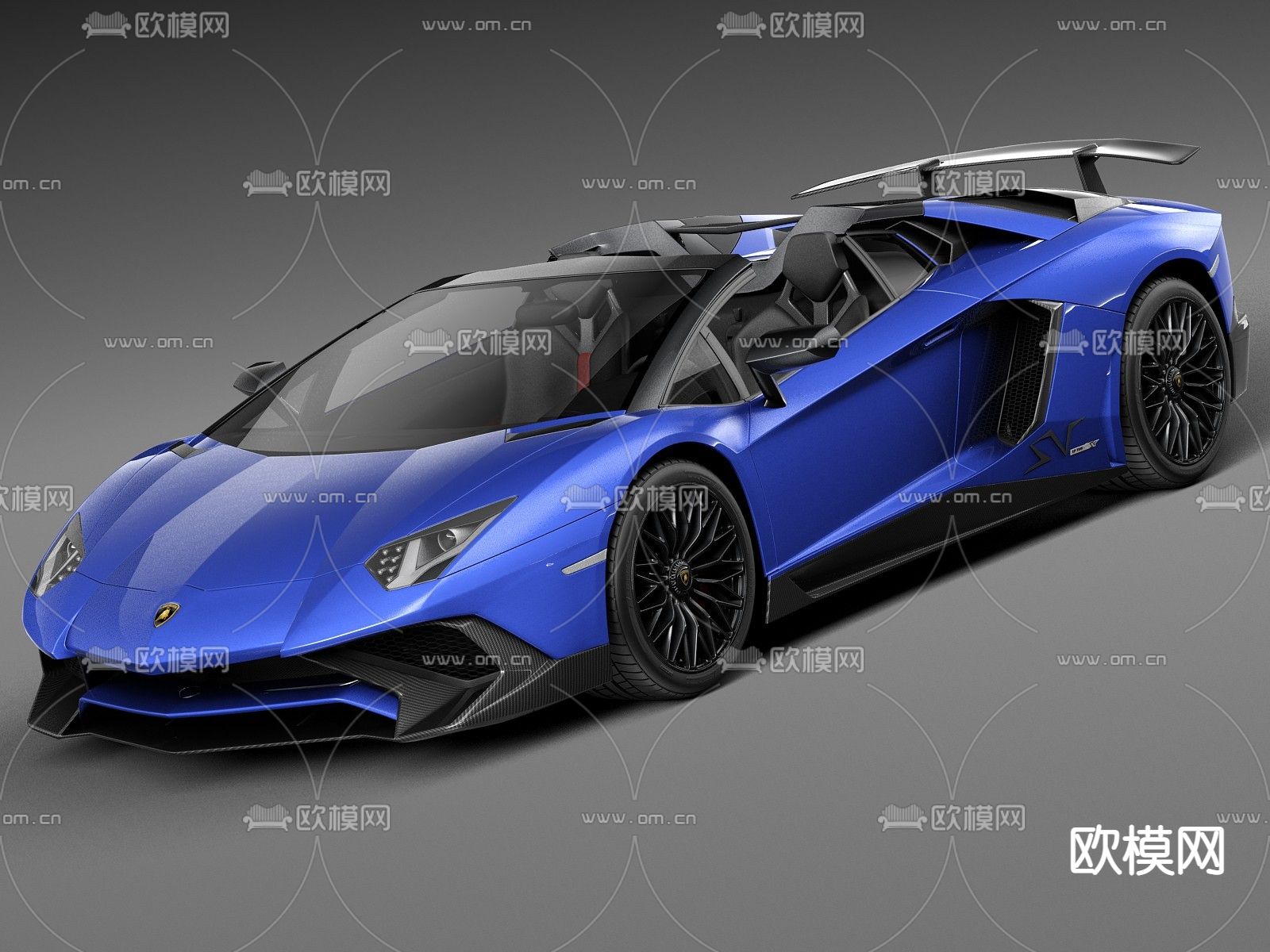现代兰博基尼跑车3d模型