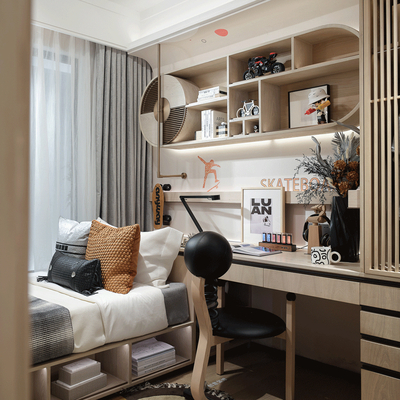 柘壹设计 榻榻米儿童房