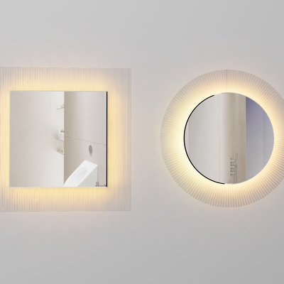  现代镜子su模型 