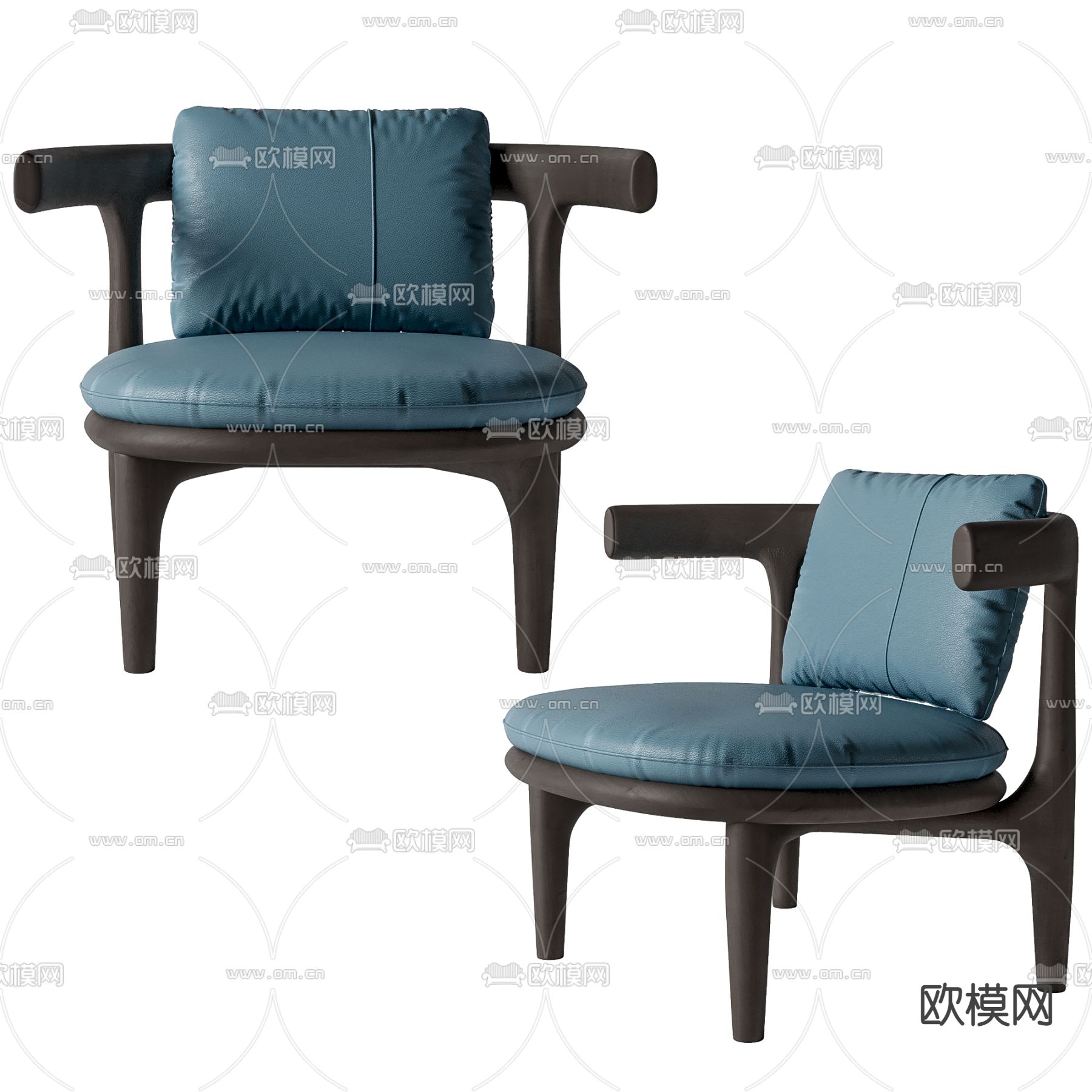 BAXTER 休闲椅3d模型下载