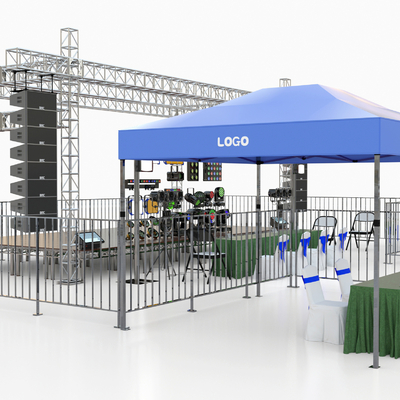  现代户外表演舞台su模型 