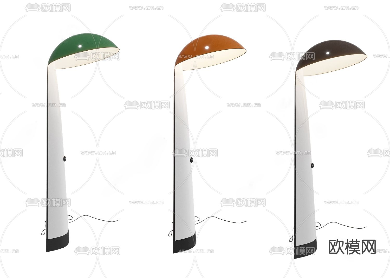 现代简约落地灯su模型下载（渲染图1）