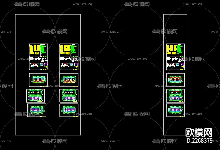 古街给排水及水灭火系统CAD施工图下载（渲染图2）