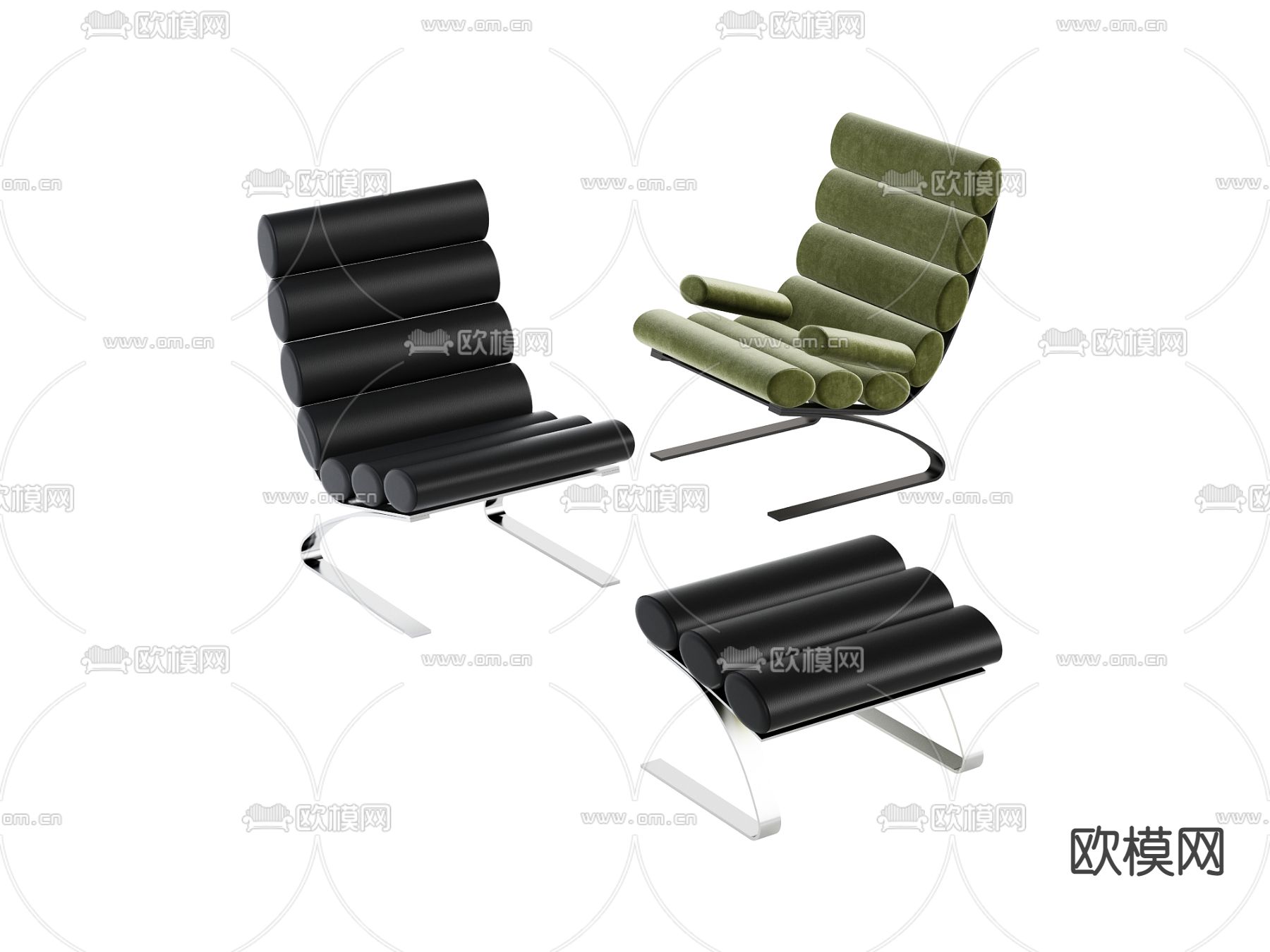 Cor 现代休闲椅子3d模型下载