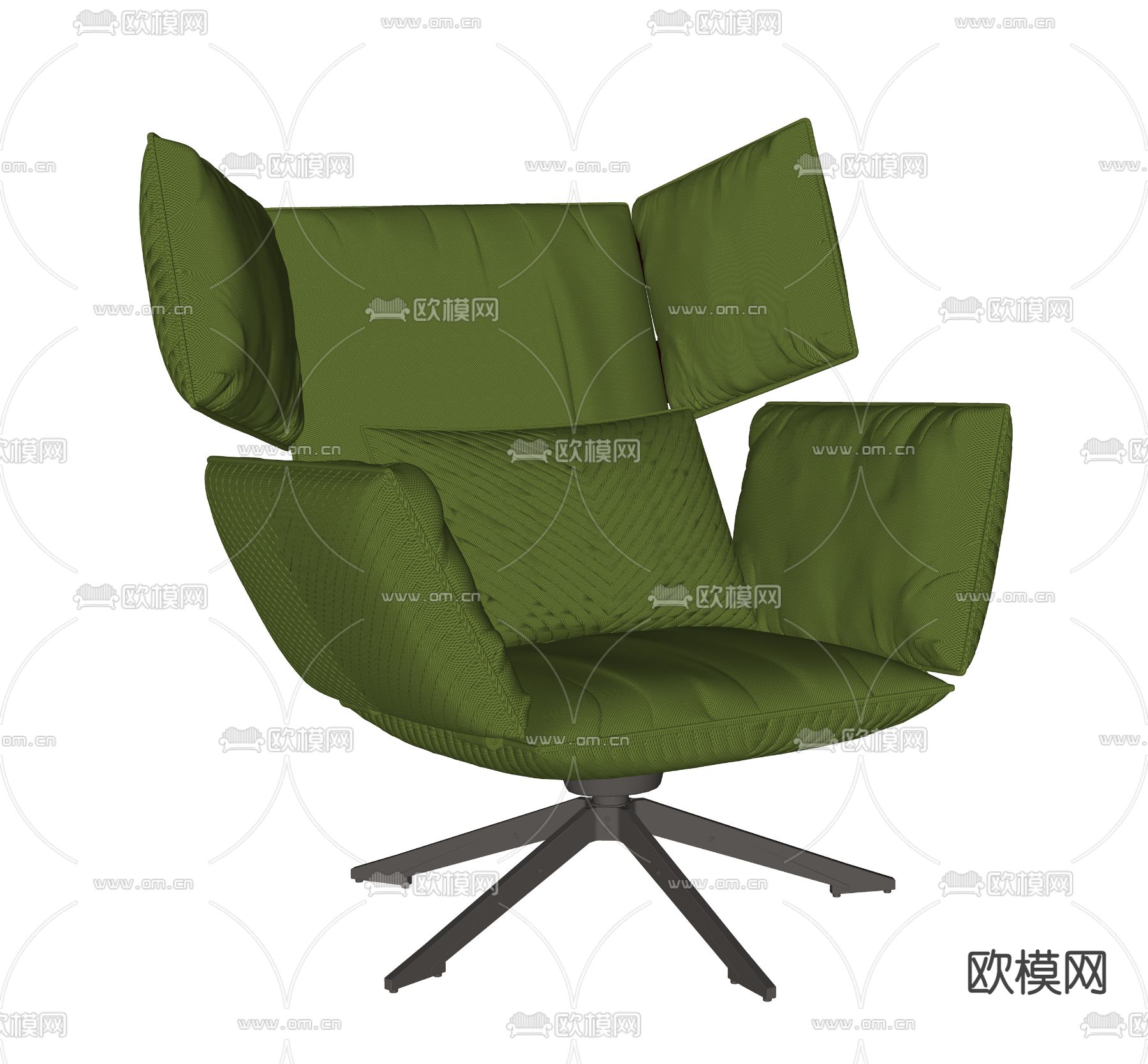 现代休闲椅子su模型下载（渲染图2）