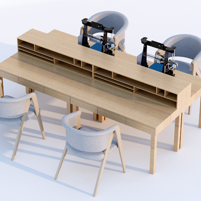  现代木工操作台su模型 