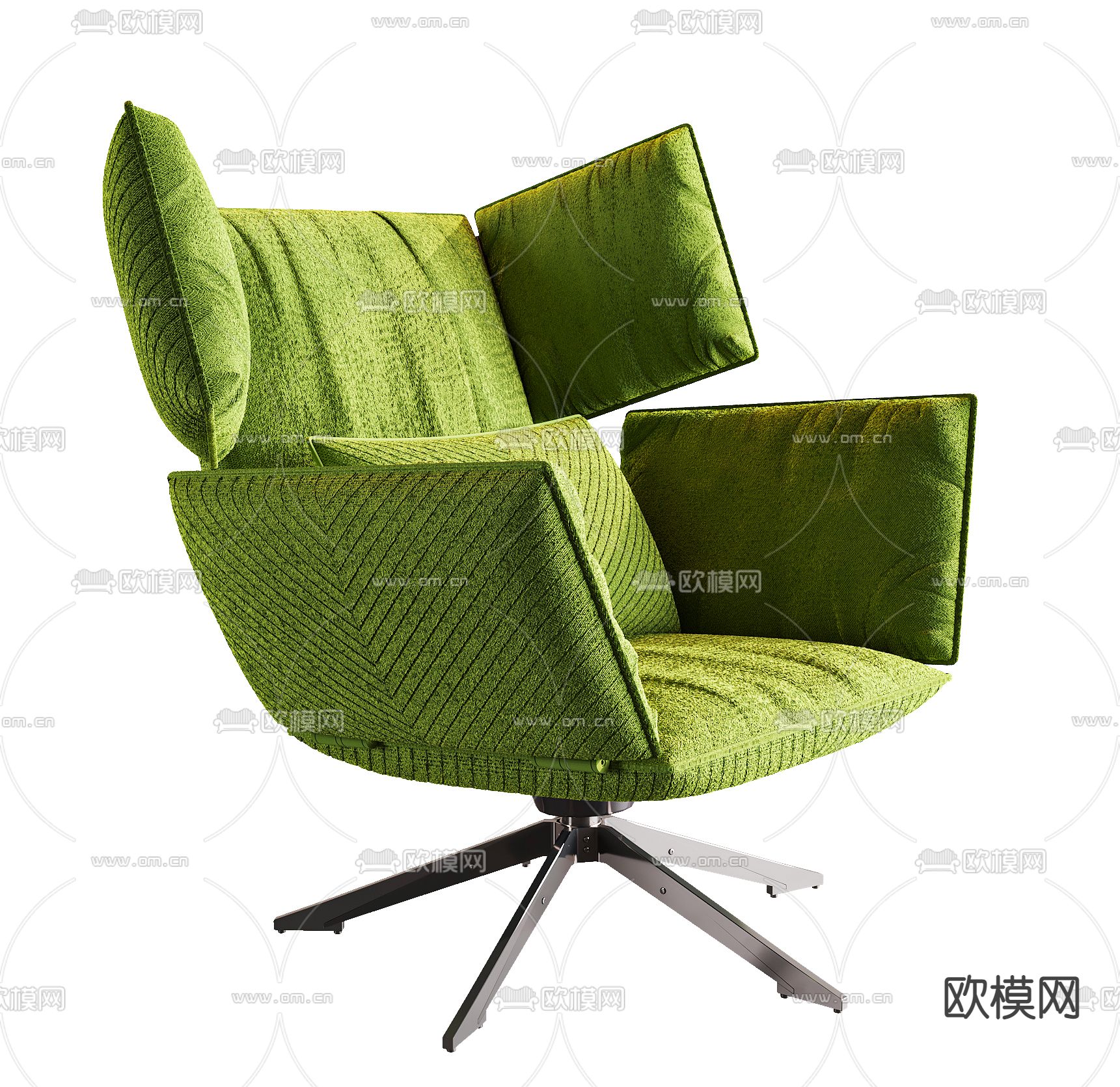 现代休闲椅子su模型下载（渲染图1）