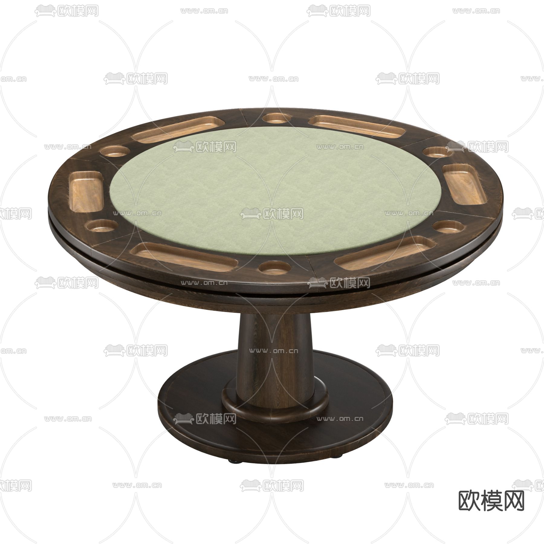 现代多功能游戏桌3d模型下载（渲染图3）