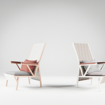  Kettal 户外椅su模型 