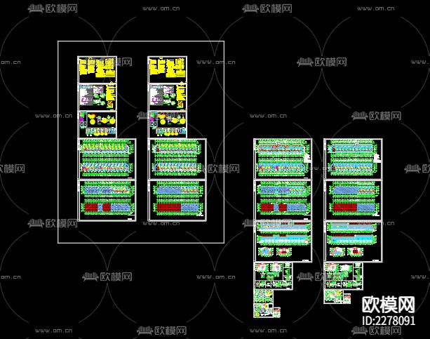 归仁诚德家园商住楼给排水cad施工图下载（渲染图1）