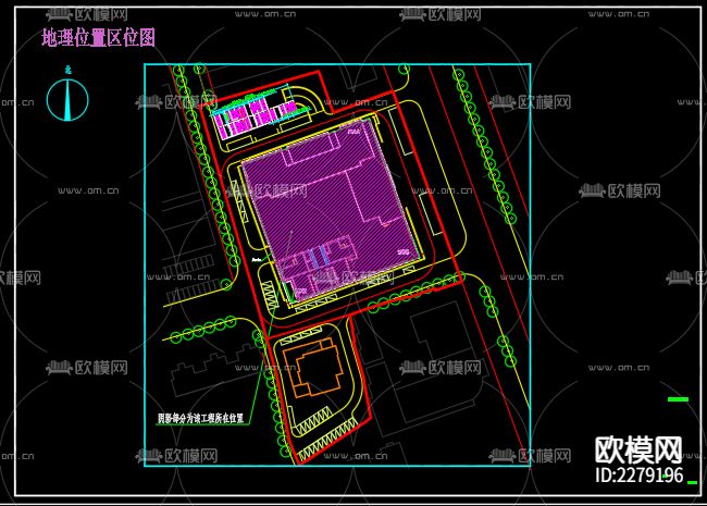希朗英语教育消防设计cad施工图下载（渲染图4）