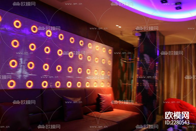 台球俱乐部cad施工图下载（渲染图9）